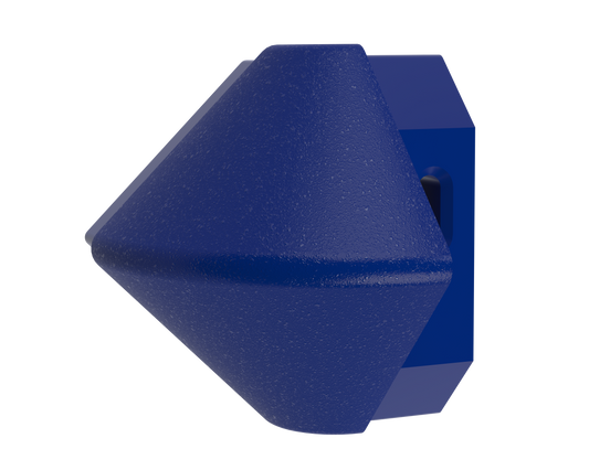 Angled Bed Head Protection Rail End